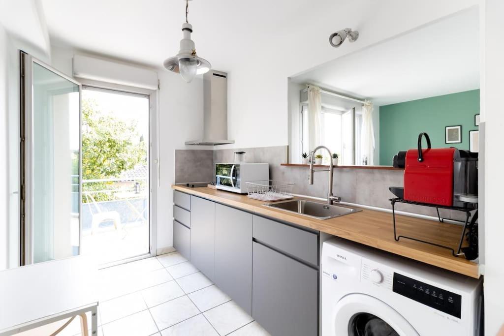 Beautiful Apartment With Terrace + Private Parking Toulouse Dış mekan fotoğraf